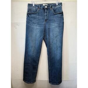 RFM Los Angelos Dylan High Rise Tummy Control Straight Leg Jeans, 17/33